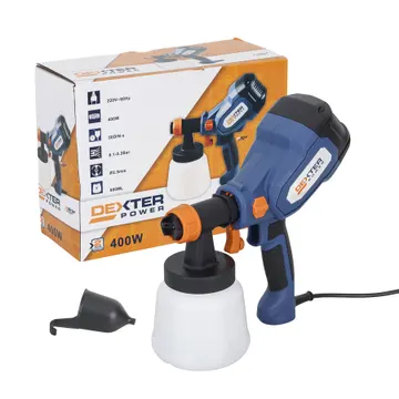 Pistola de Pintura Elétrica 900ml 400W 220V Dexter PLD3120
