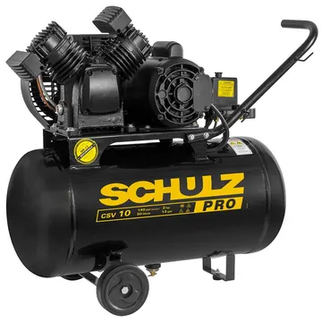 Compressor de Ar Portátil com Rodas 10 Pés 50L 2HP 140PSI 220V SCHULZ-CSV10PRO/50