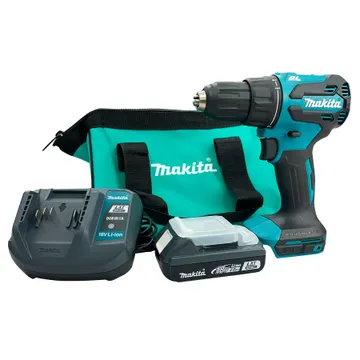 Furadeira e Parafusadeira Makita DHP490WVX a Bateria Brushless 18V 1/2"