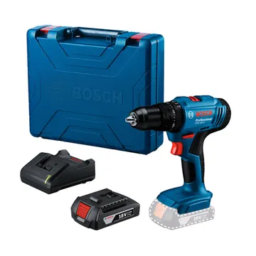 Furadeira e Parafusadeira de Impacto Bosch GSB 183-LI a Bateria 18V 1/2" com Carregador e Maleta
